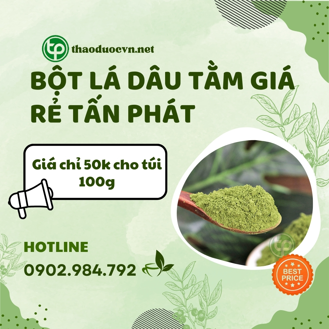 Mua bột lá dâu tằm giá rẻ tại HCM