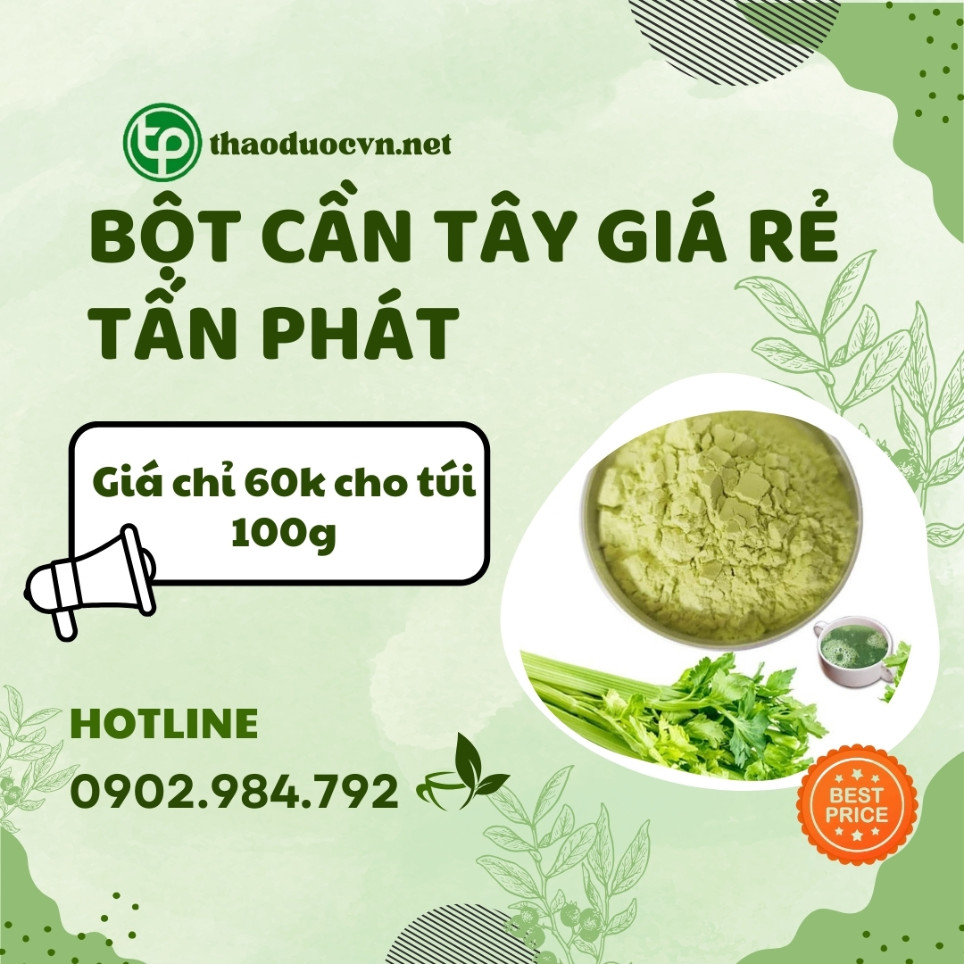 Mua bột cần tây giá rẻ tại HCM