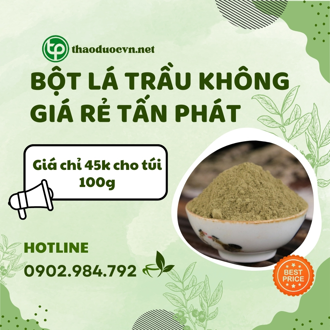 Sản phẩm bột lá trầu không giá rẻ tại HCM