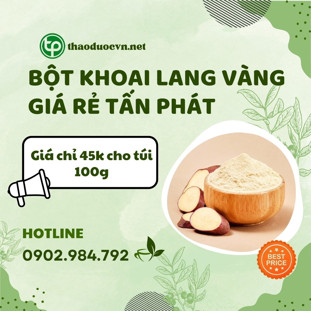 Mua bột khoai lang vàng giá rẻ tại HCM