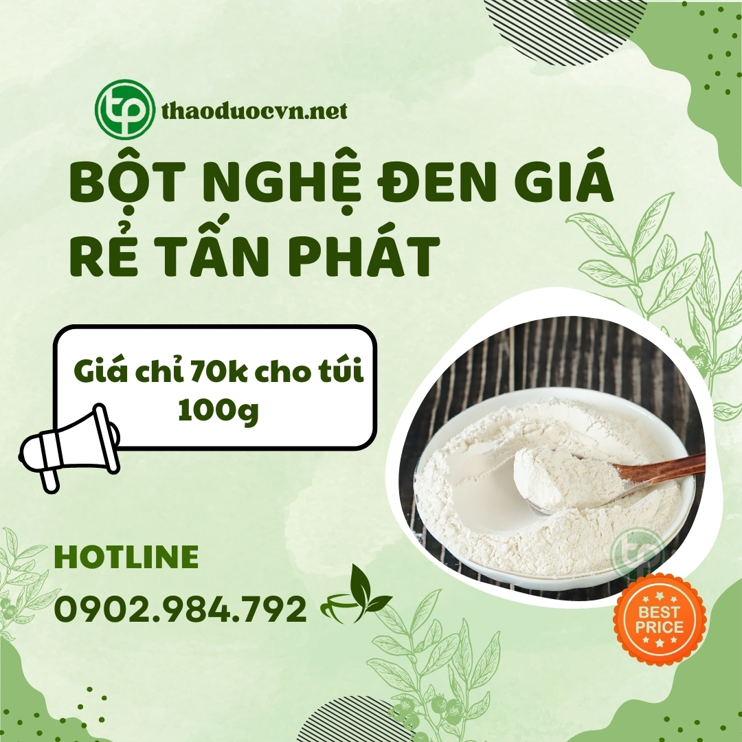 Sản phẩm bột nghệ đen giá rẻ tại HCM