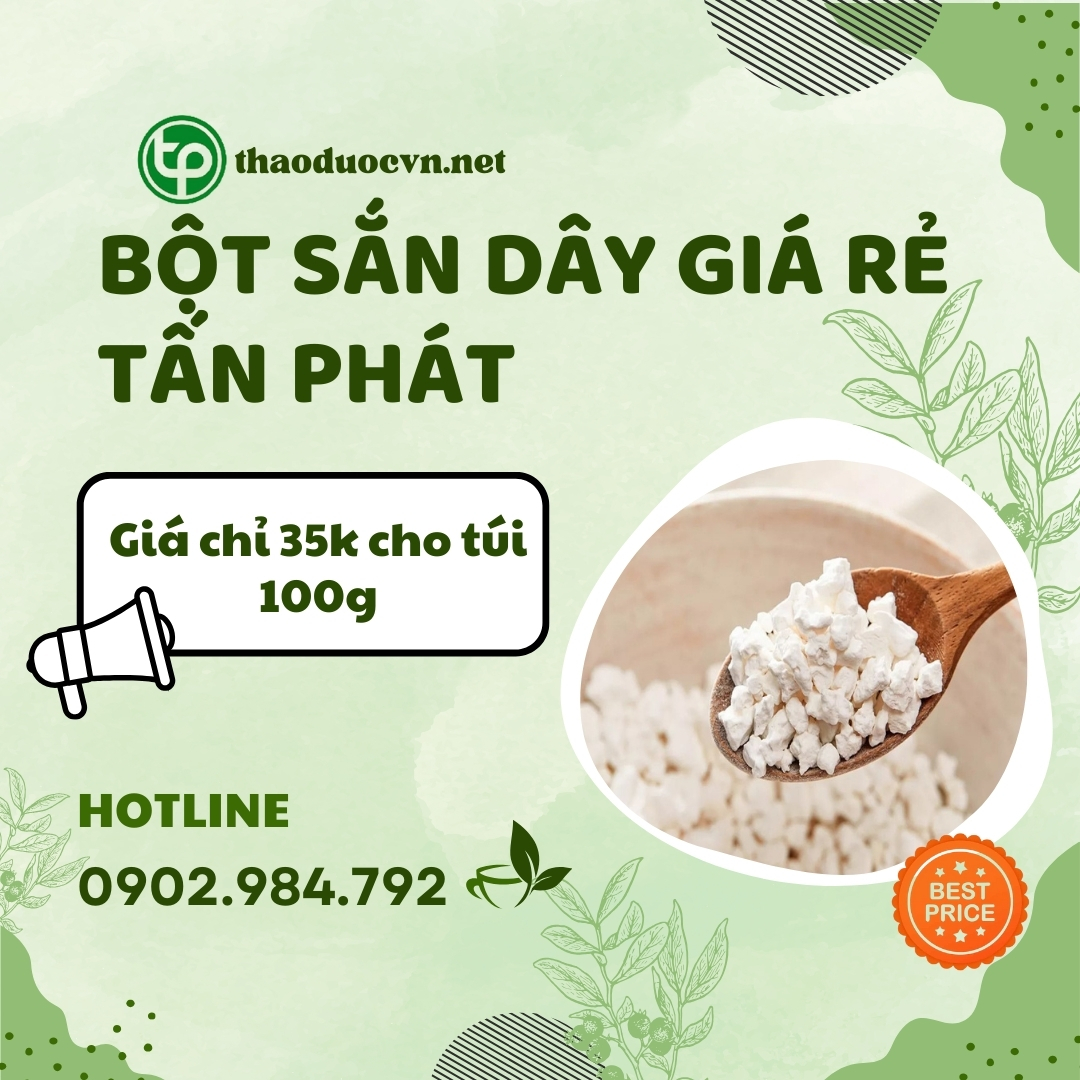 Mua bột sắn dây giá rẻ tại HCM