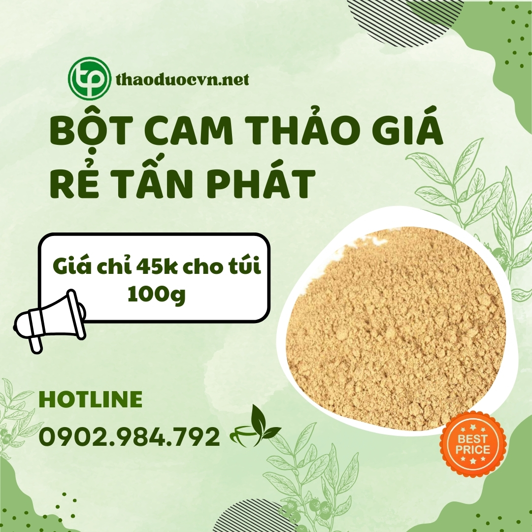 Nơi mua bột cam thảo giá rẻ tại HCM