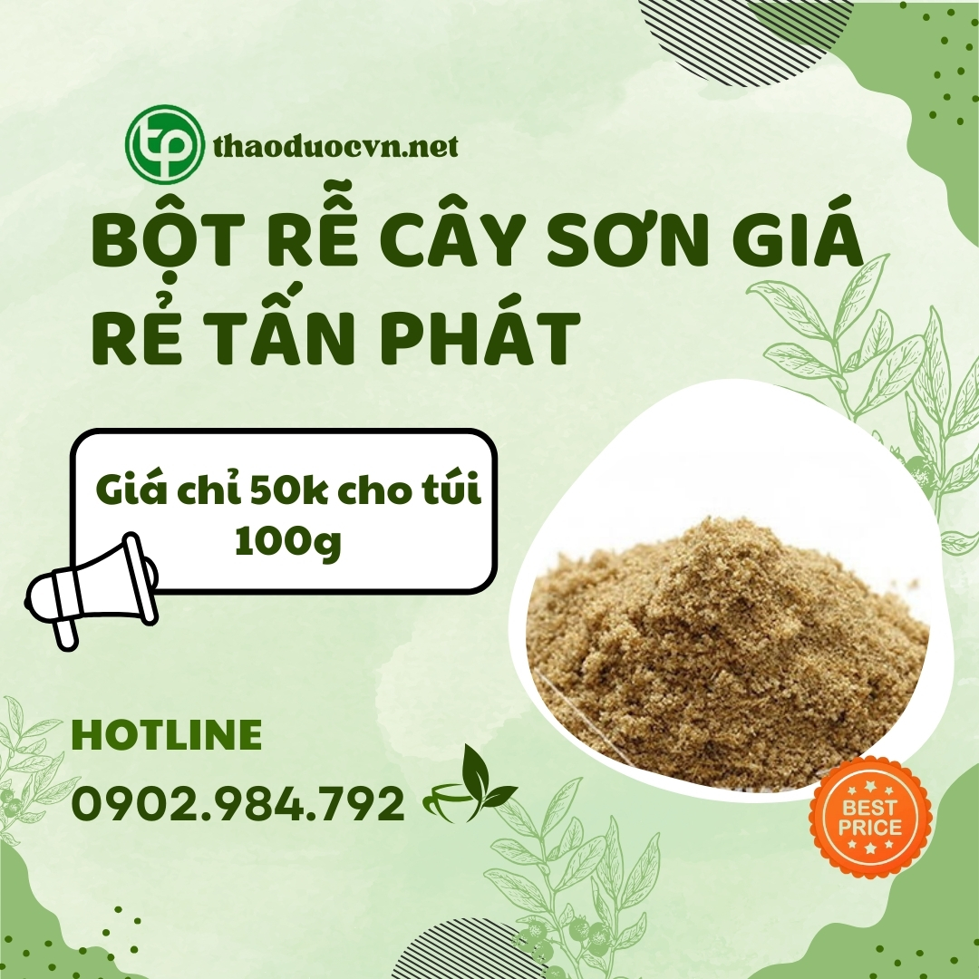 Tấn Phát - Nơi bán bột rễ cây sơn giá rẻ tại HCM