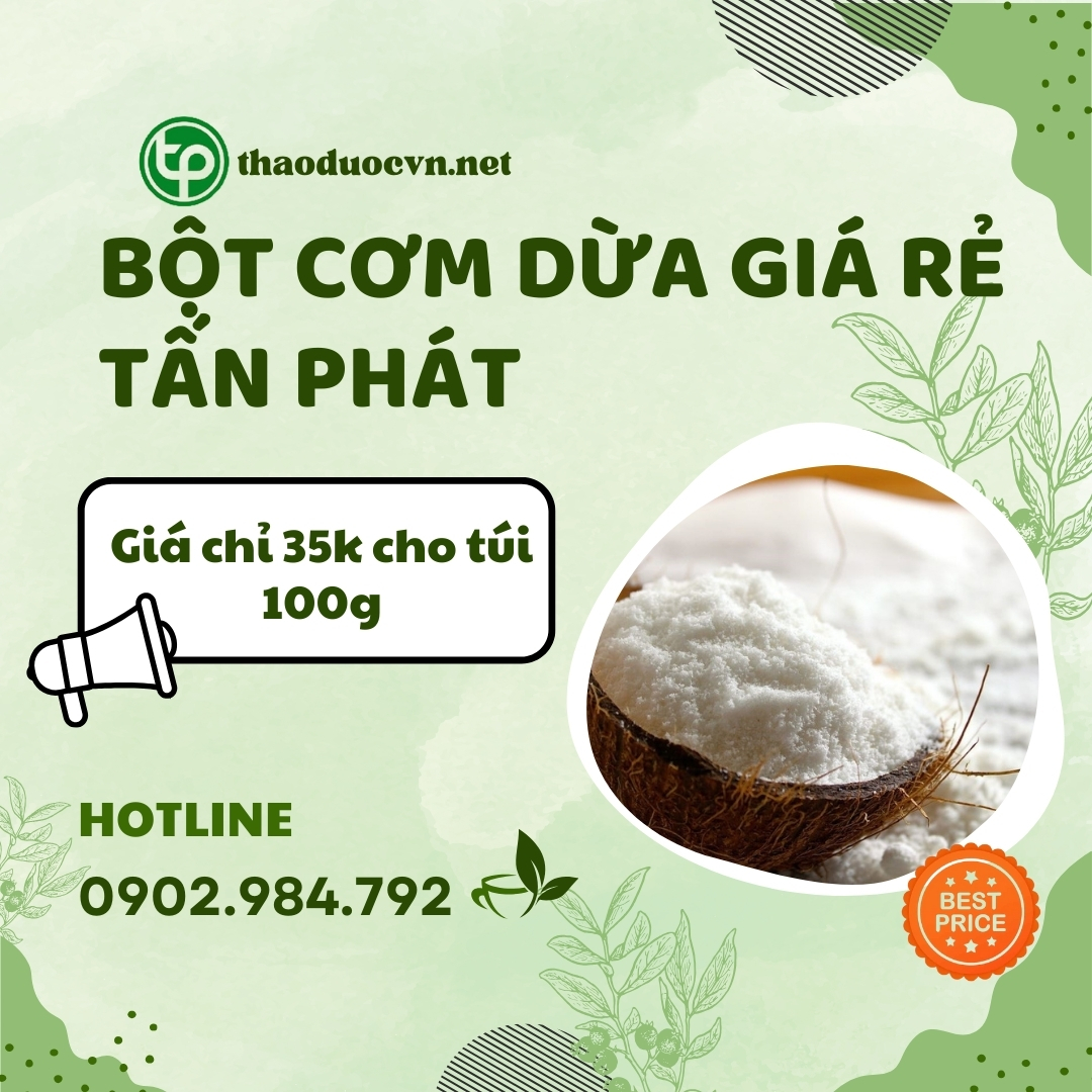 Mua bột cơm dừa giá rẻ tại HCM