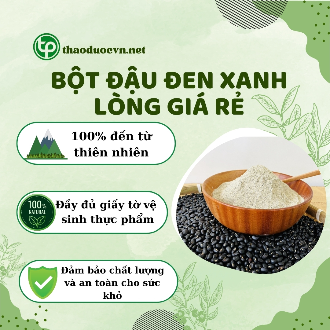 Tấn Phát là địa chỉ bán bột đậu đen xanh lòng giá rẻ tại TP.HCM