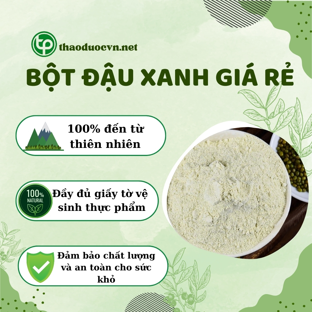 Chính sách ưu đãi khi mua bột đậu xanh giá rẻ tại Tấn Phát