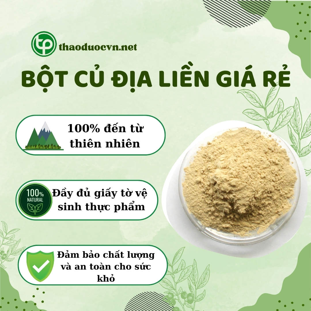Tấn Phát hiện là địa chỉ bán bột củ địa liền giá rẻ tại TP.HCM