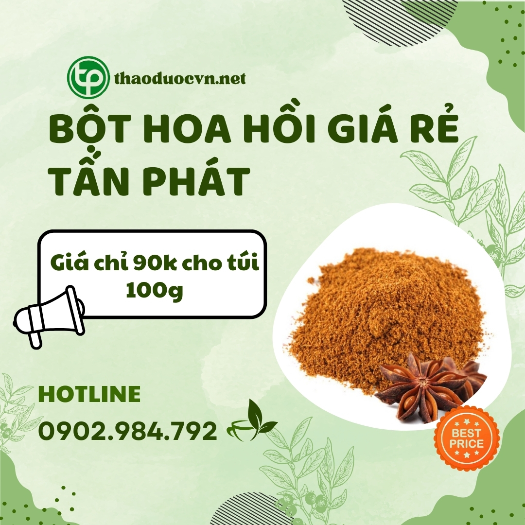 Mua bột hoa hồi giá rẻ tại HCM
