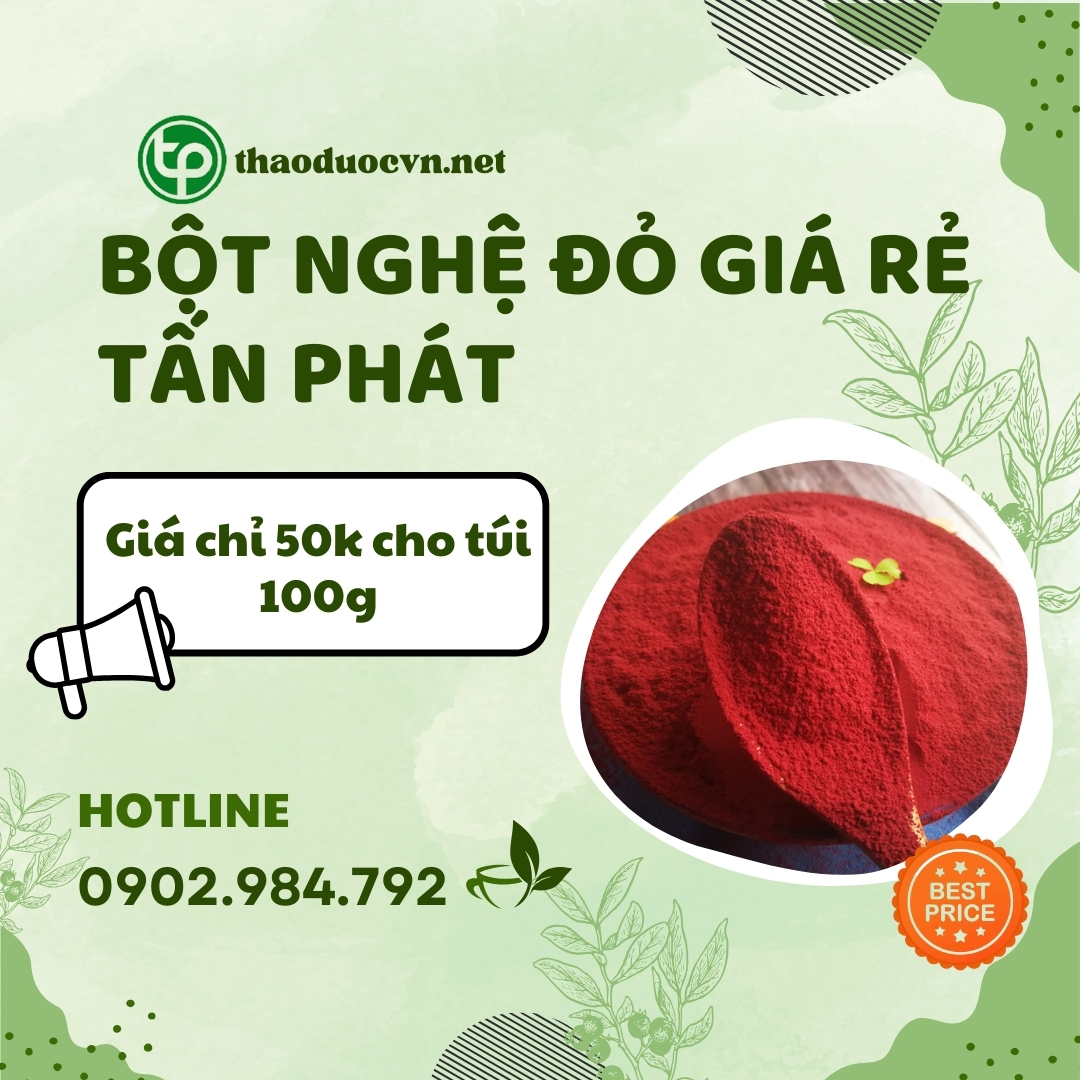 Mua bột nghệ đỏ giá rẻ tại HCM