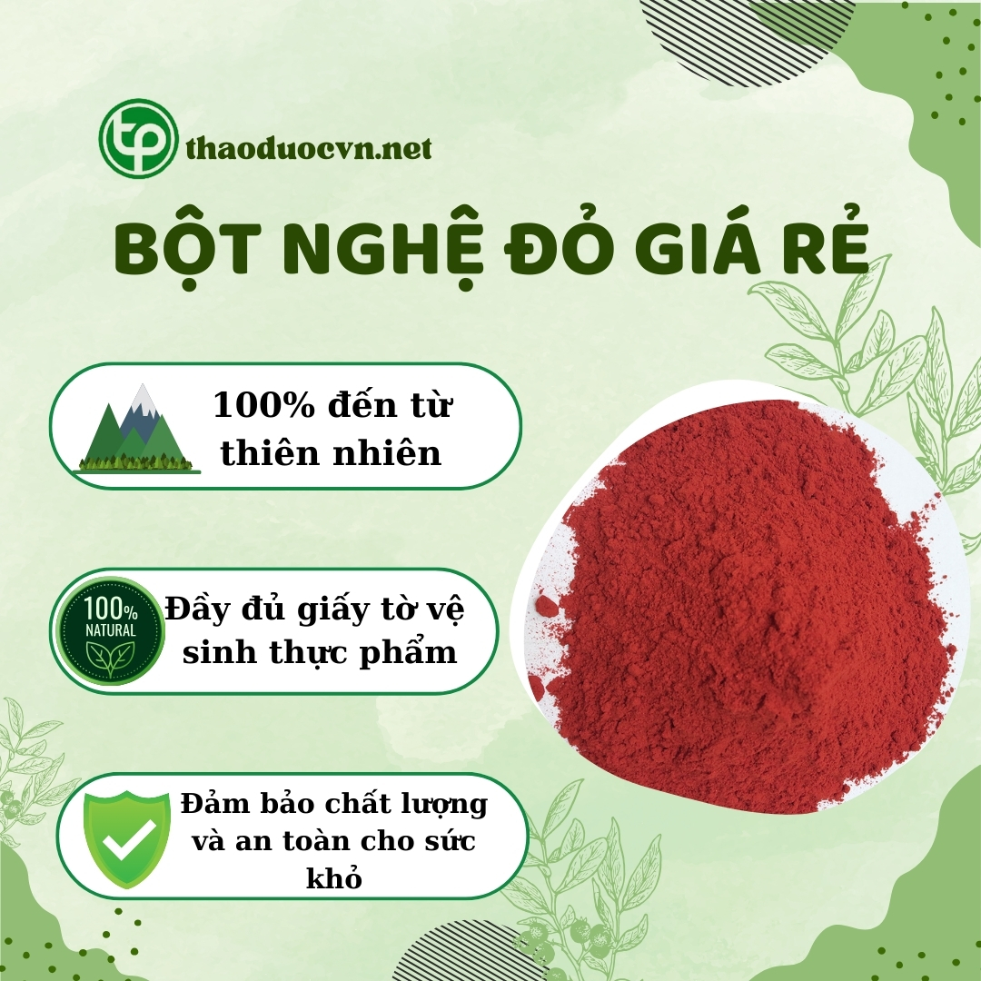 Tấn Phát là địa chỉ bán bột nghệ đỏ giá rẻ tại HCM