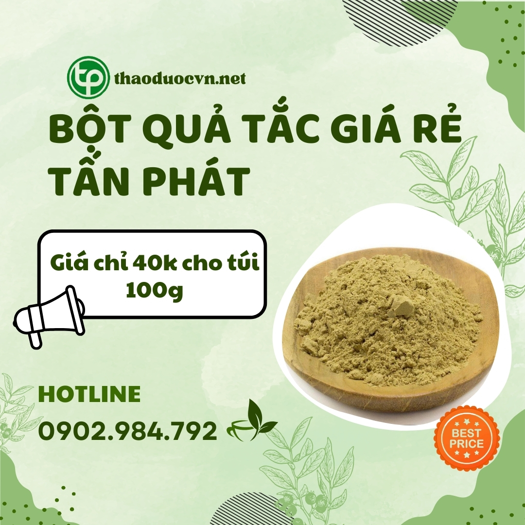Mua bột quả tắc giá rẻ tại HCM