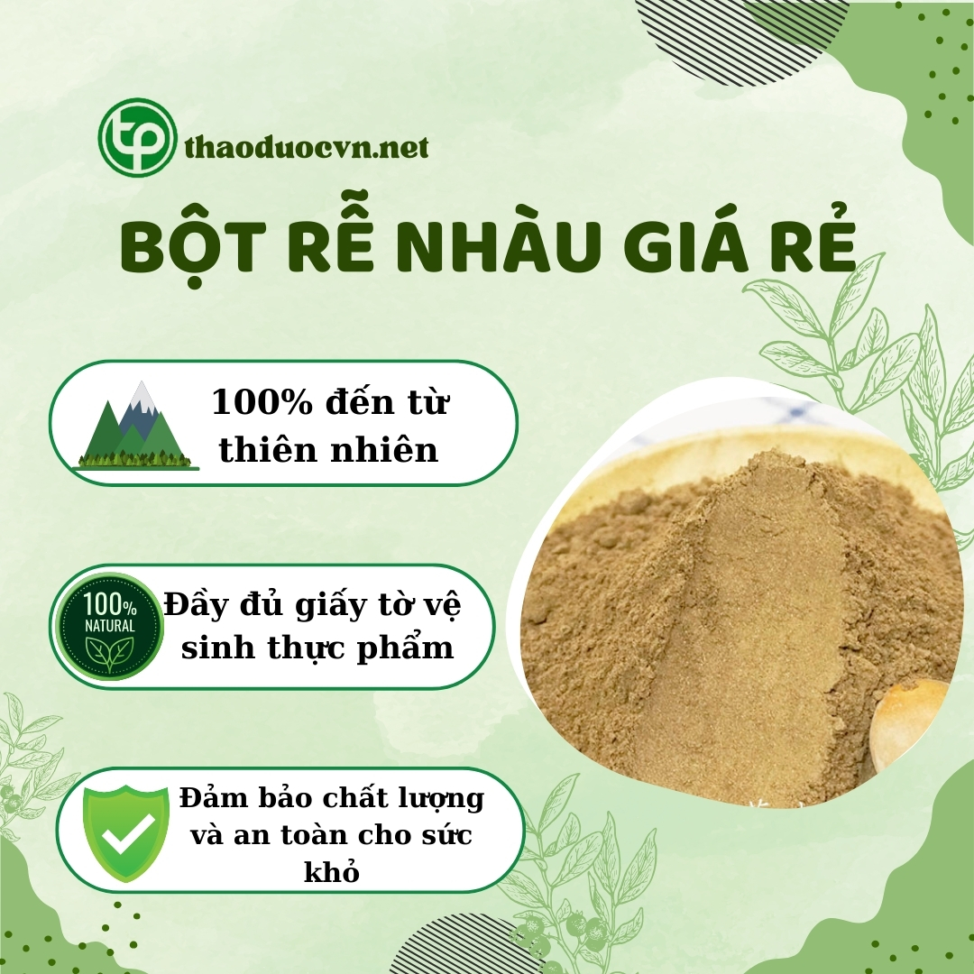 Tấn Phát hiện là địa chỉ bán bột rễ nhàu giá rẻ tại TP.HCM
