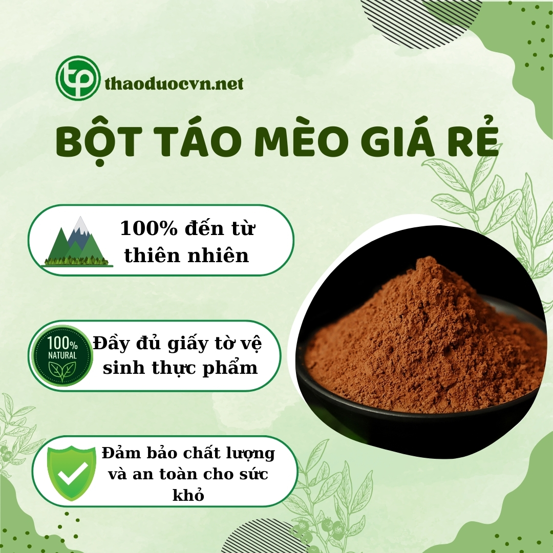Tấn Phát là địa chỉ bán bột táo mèo giá rẻ tại TP.HCM