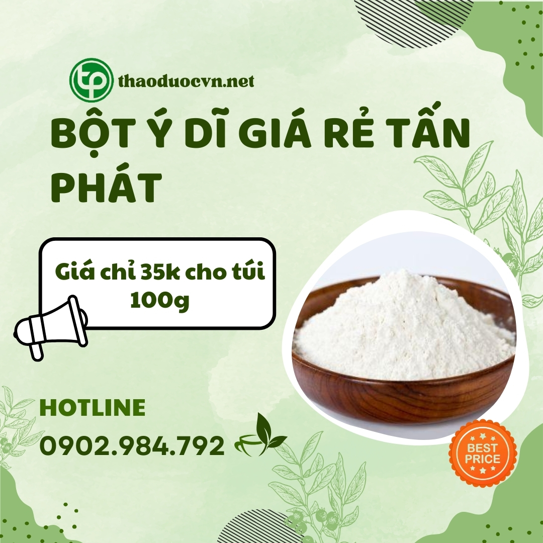 Nơi bán bột ý dĩ giá rẻ tại HCM