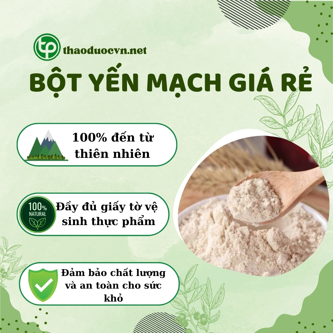 Tấn Phát là địa chỉ bán bột yến mạch giá rẻ tại TP.HCM