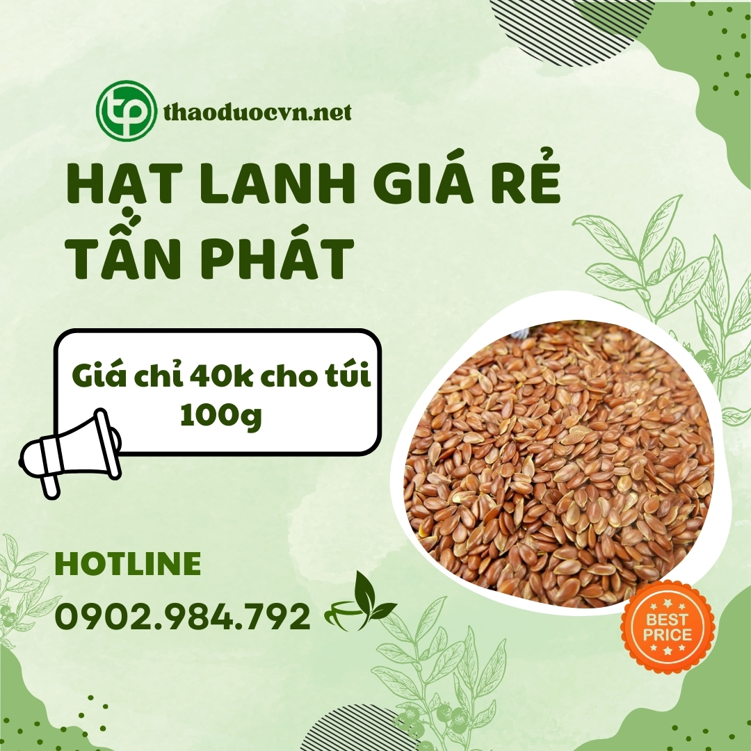 Hạt lanh giá rẻ Tấn Phát