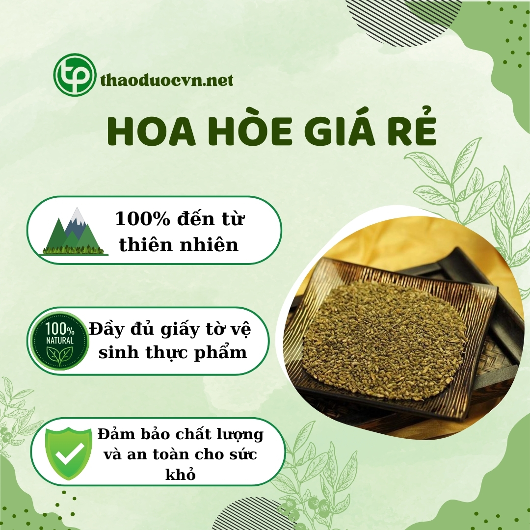 Chính sách ưu đãi khi mua hoa hòe giá rẻ tại Tấn Phát