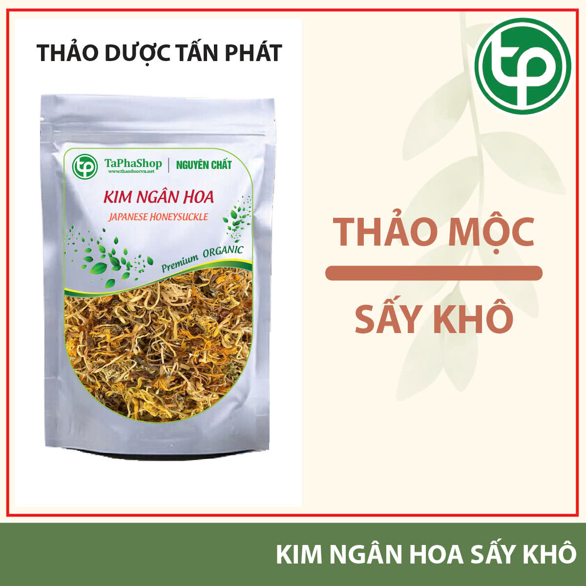 Kim ngân hoa khô tại Tấn Phát