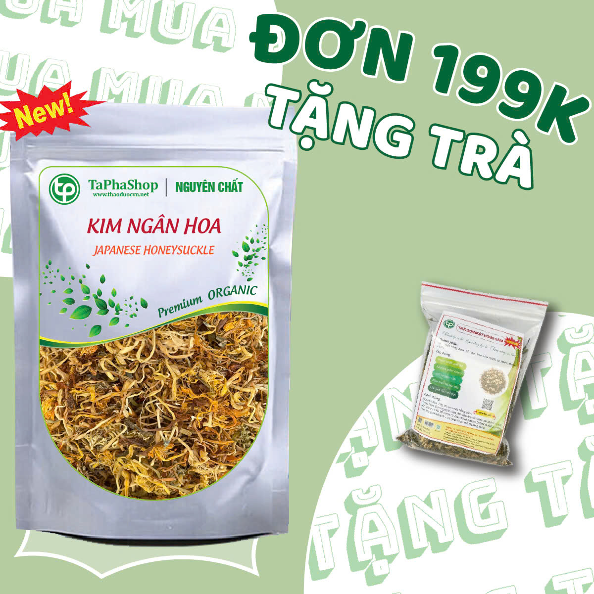 Mua kim ngân hoa được tặng quà