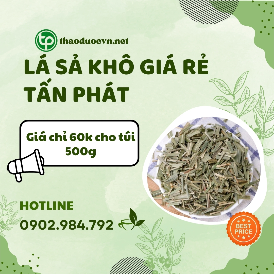 Lá sả khô giá rẻ tại HCM