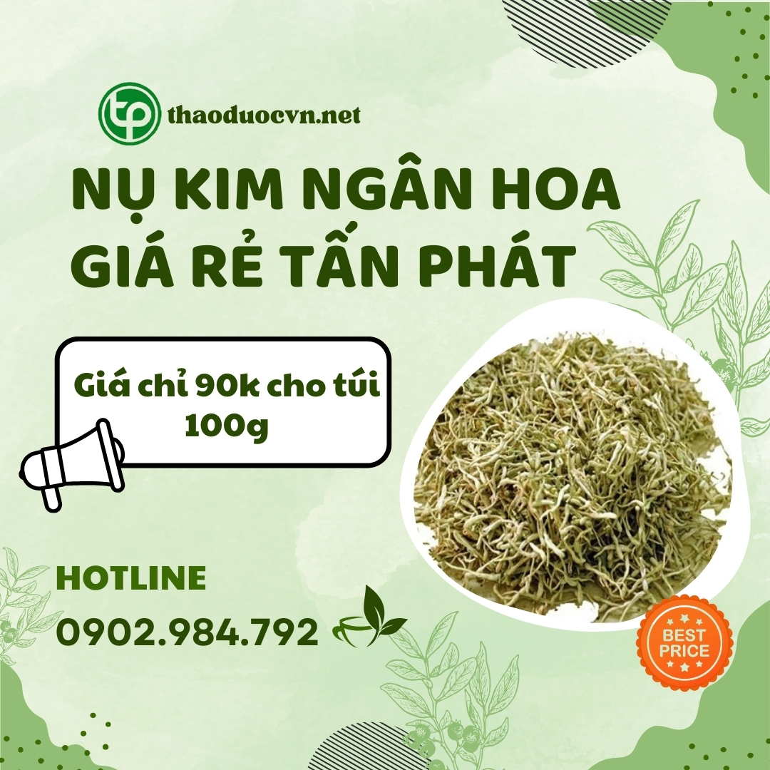 Nơi bán nụ kim ngân hoa giá rẻ tại HCM