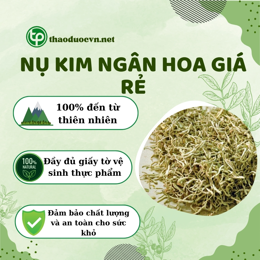 Chính sách mua nụ kim ngân hoa giá rẻ tại Tấn Phát