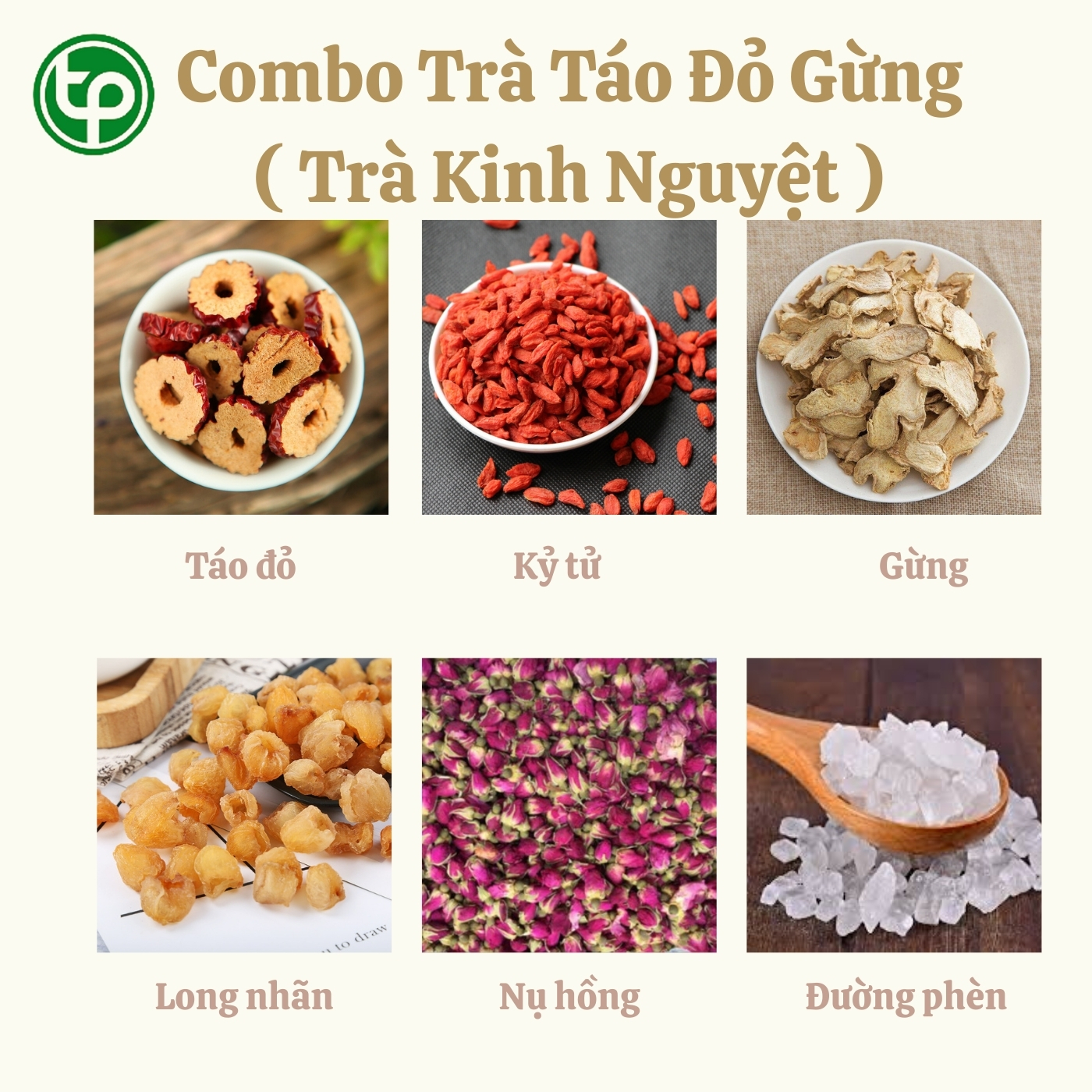 Combo trà táo gừng ( Trà kinh nguyệt ) tại TP.HCM