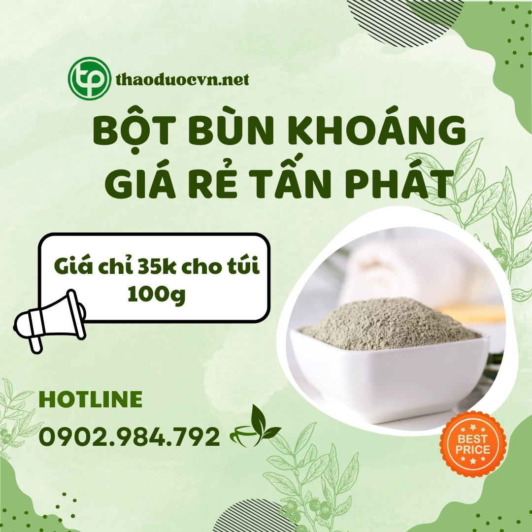 Mua bột bùn khoáng giá rẻ tại HCM