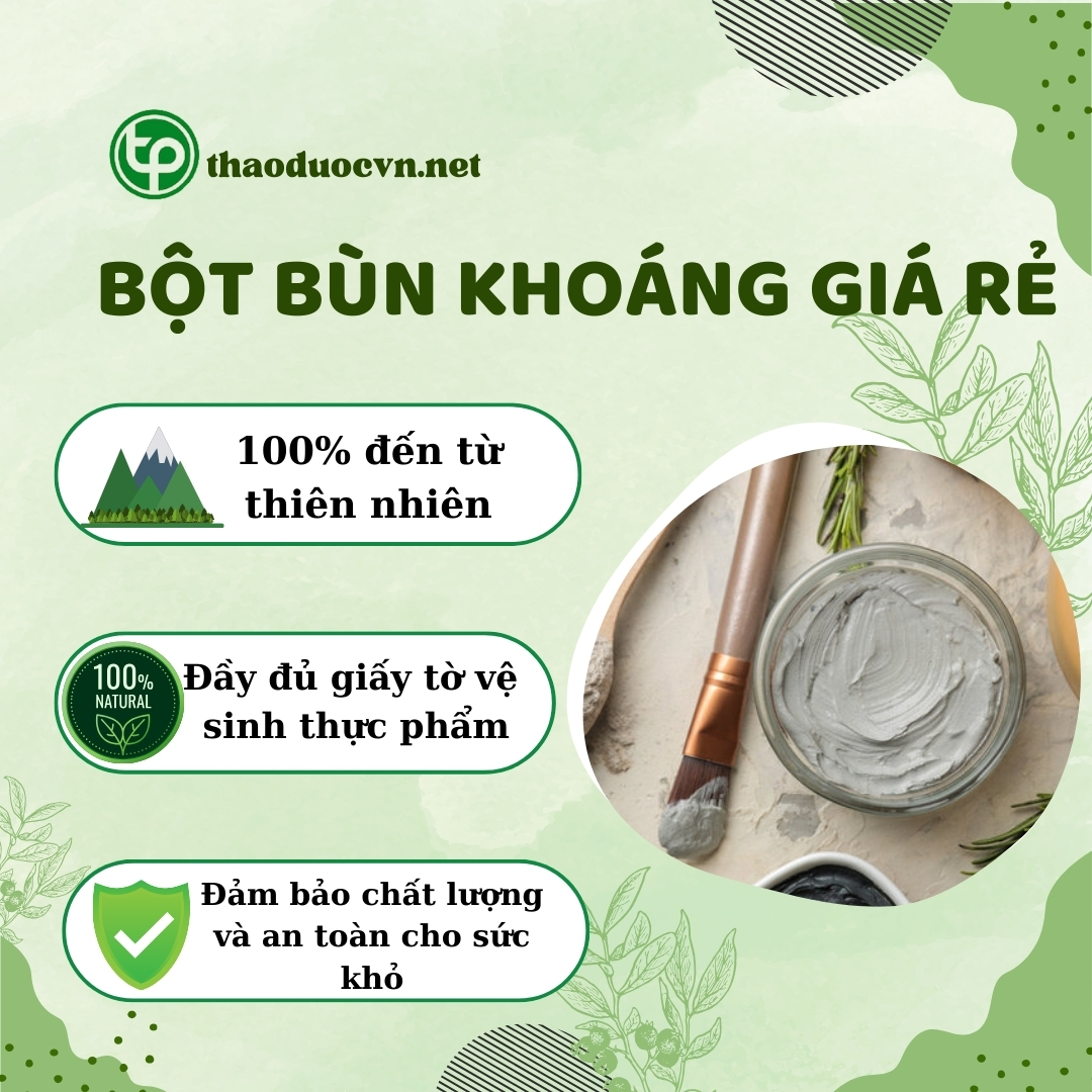 Chính sách ưu đãi khi mua bột bùn khoáng giá rẻ tại Tấn Phát
