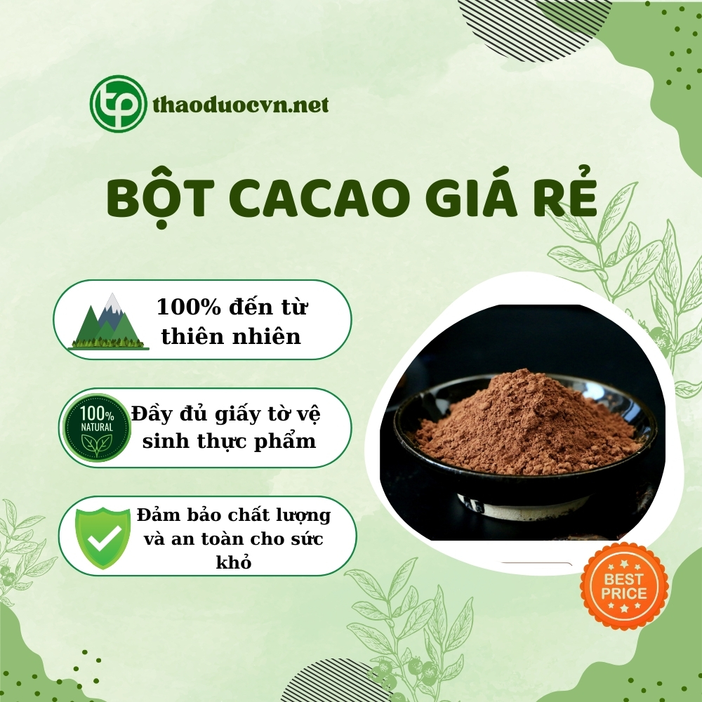Cam kết khi mua bột cacao giá rẻ tại Tấn Phát