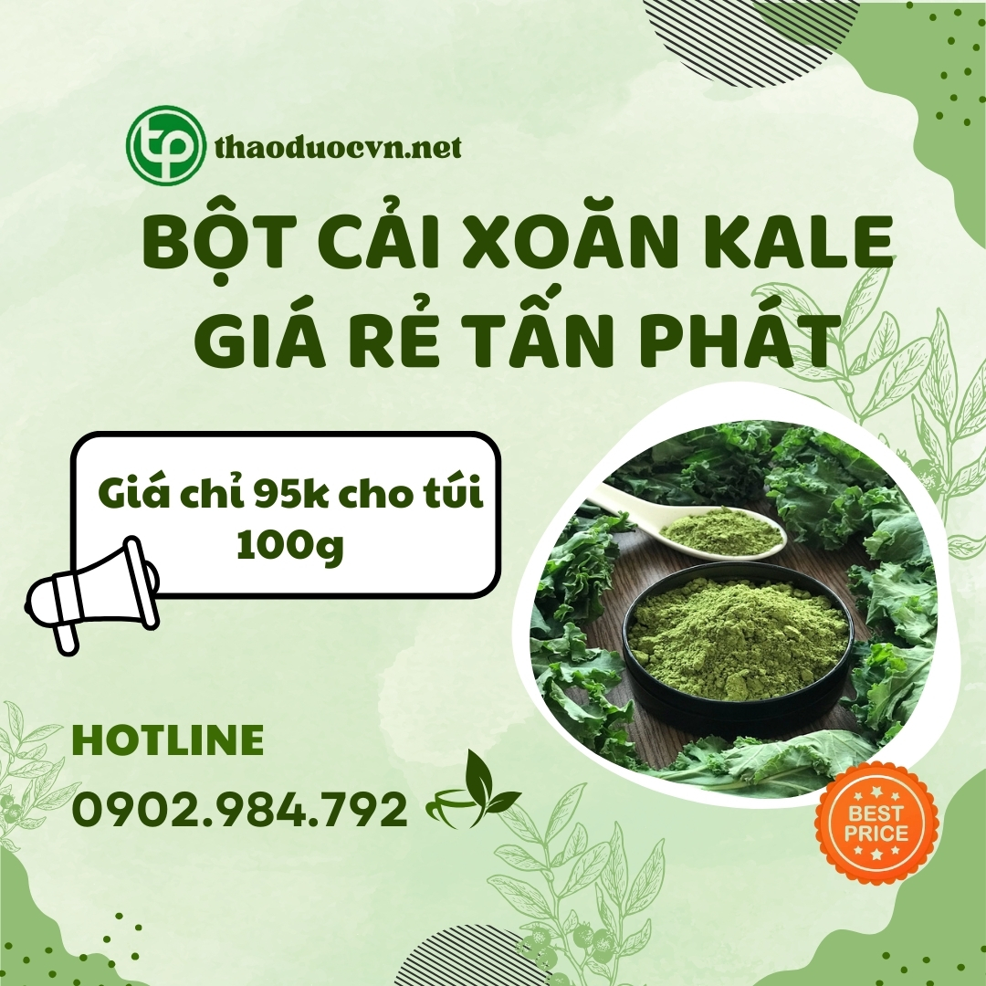 Mua bột cải xoăn kale giá rẻ tại HCM