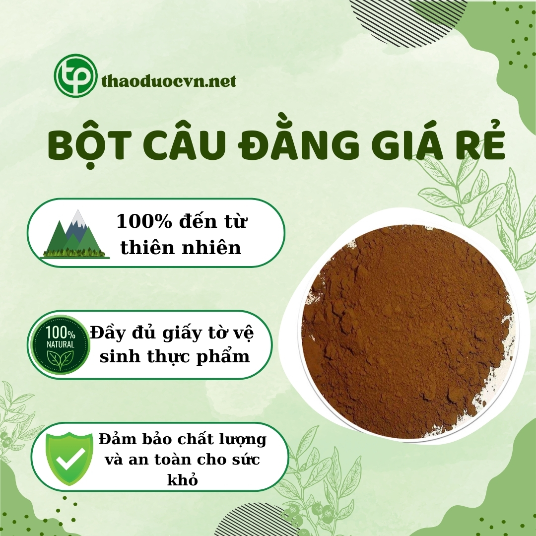 Tấn Phát là địa chỉ bán bột câu đằng giá rẻ tại TP.HCM uy tín