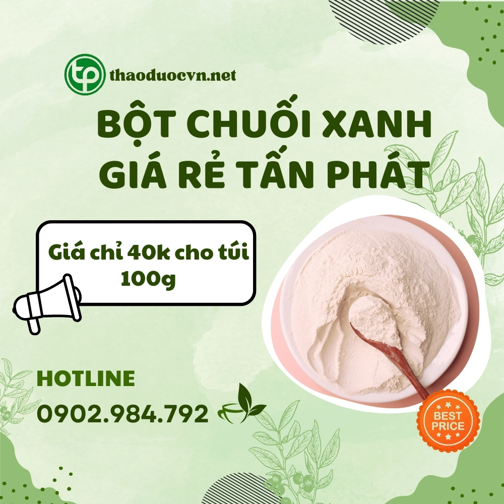 Mua bột chuối xanh giá rẻ tại HCM