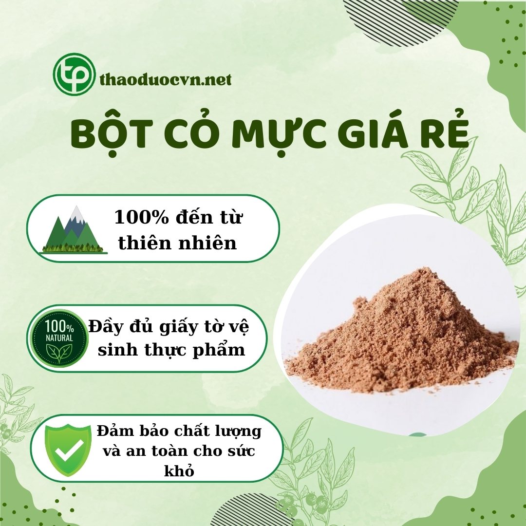 Tấn Phát là địa chỉ bán bột cỏ mực giá rẻ tại TP.HCM uy tín