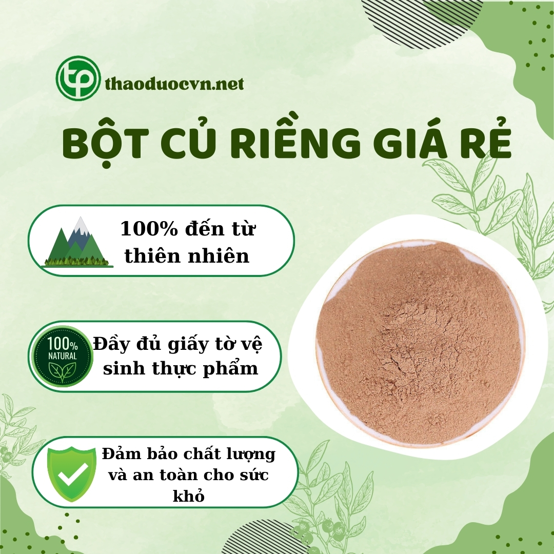 Chính sách ưu đãi khi mua bột củ riềng giá rẻ tại Tấn Phát