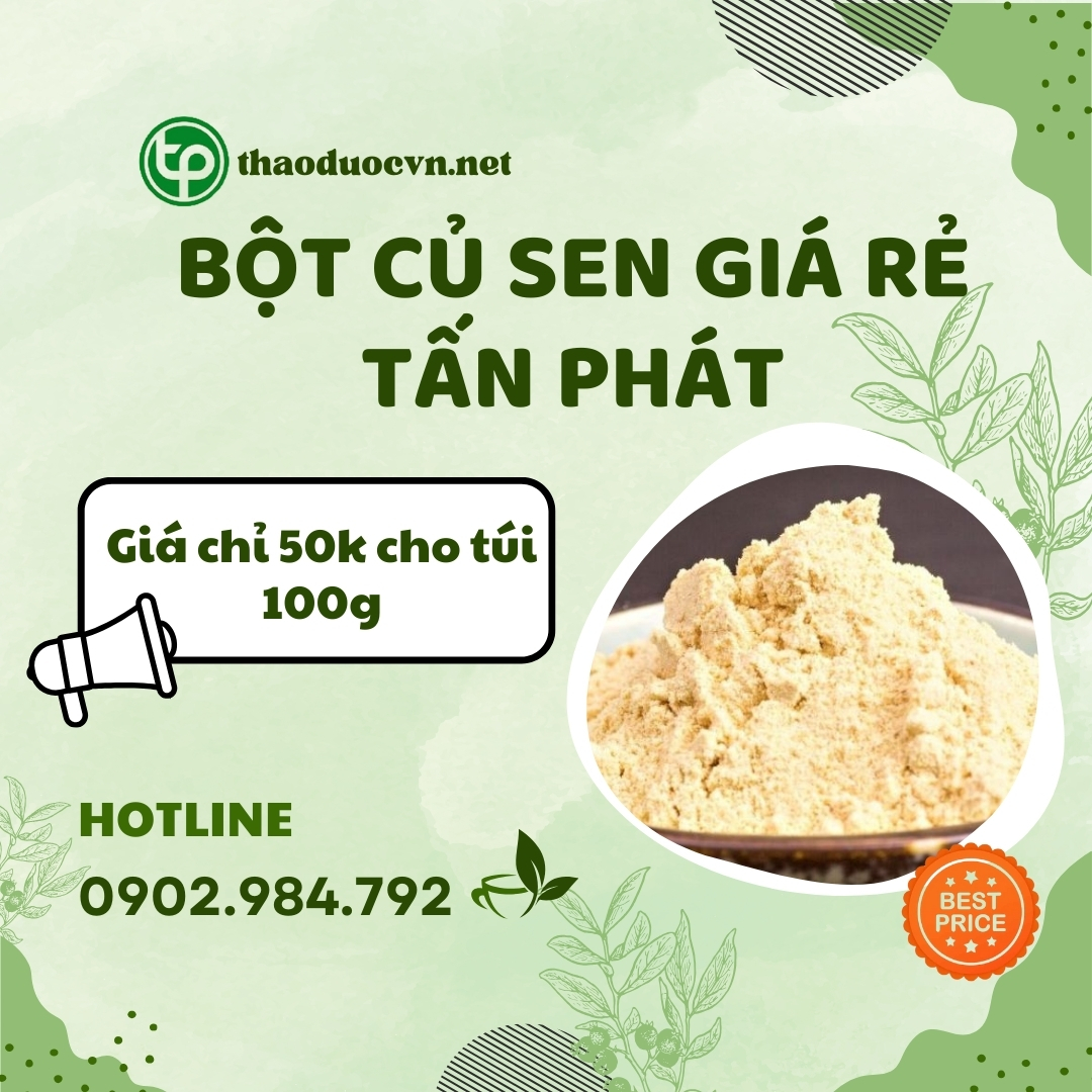 Mua bột củ sen giá rẻ tại HCM