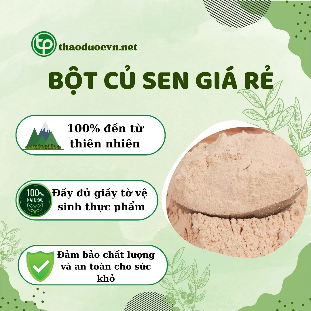 Tấn Phát - nơi bán bột củ sen giá rẻ tại TP.HCM uy tín