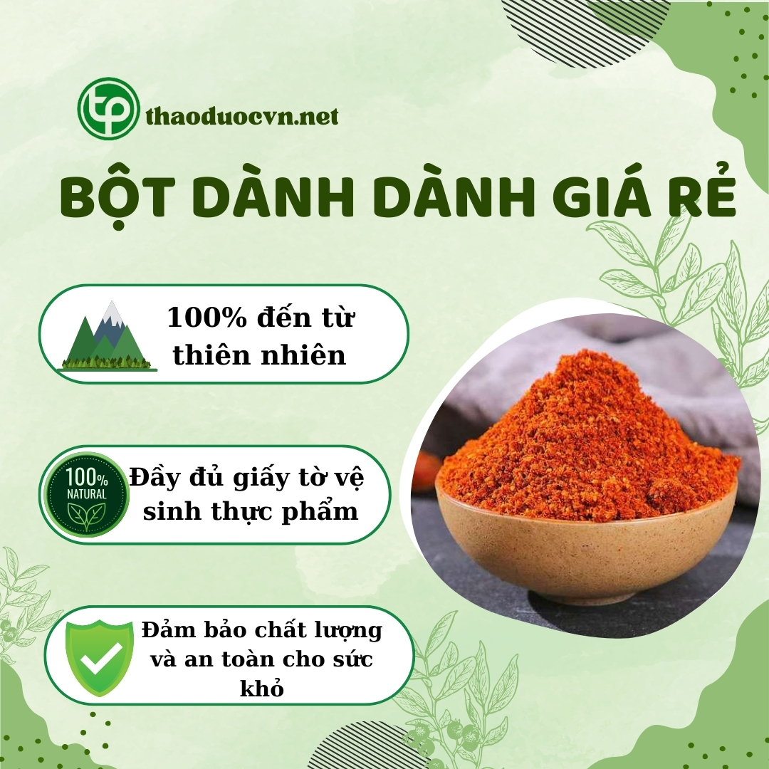 Tấn Phát là địa chỉ bán bột dành dành giá rẻ tại TP.HCM