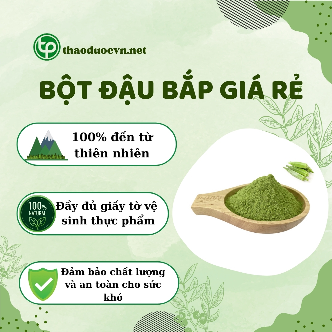 Tấn Phát là địa chỉ bán bột đậu bắp giá rẻ tại TP.HCM uy tín
