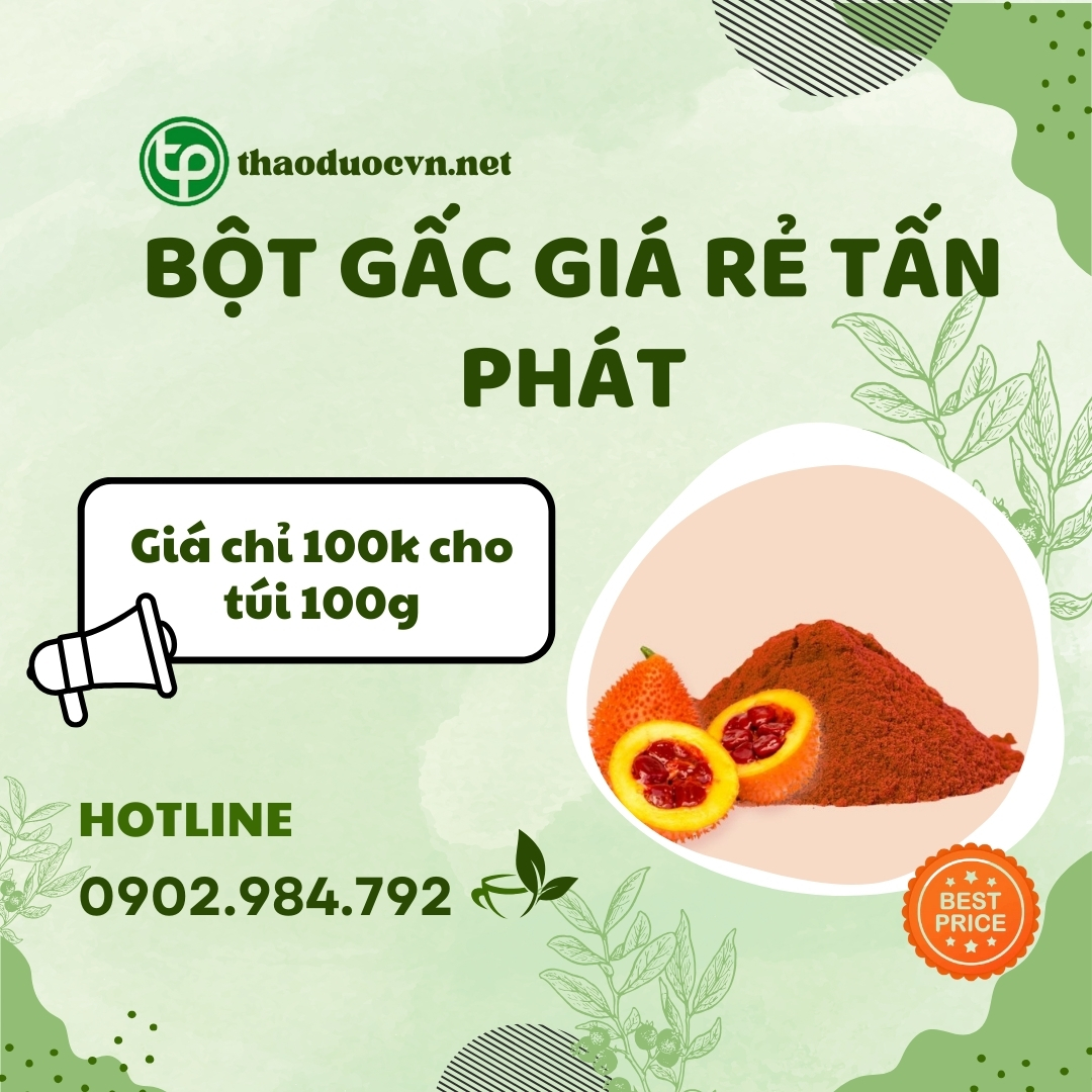 Mua bột gấc giá rẻ tại HCM