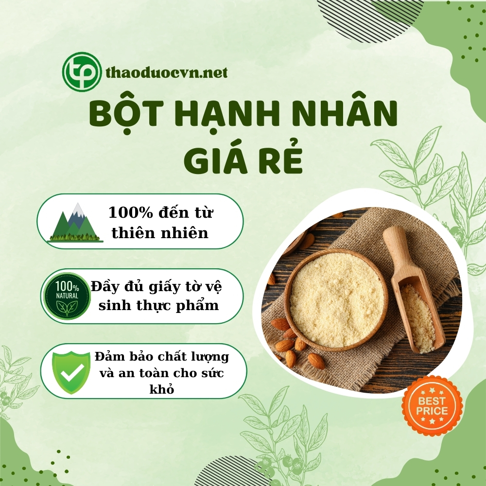 Cam kết khi mua bột hạnh nhân giá rẻ tại Tấn Phát