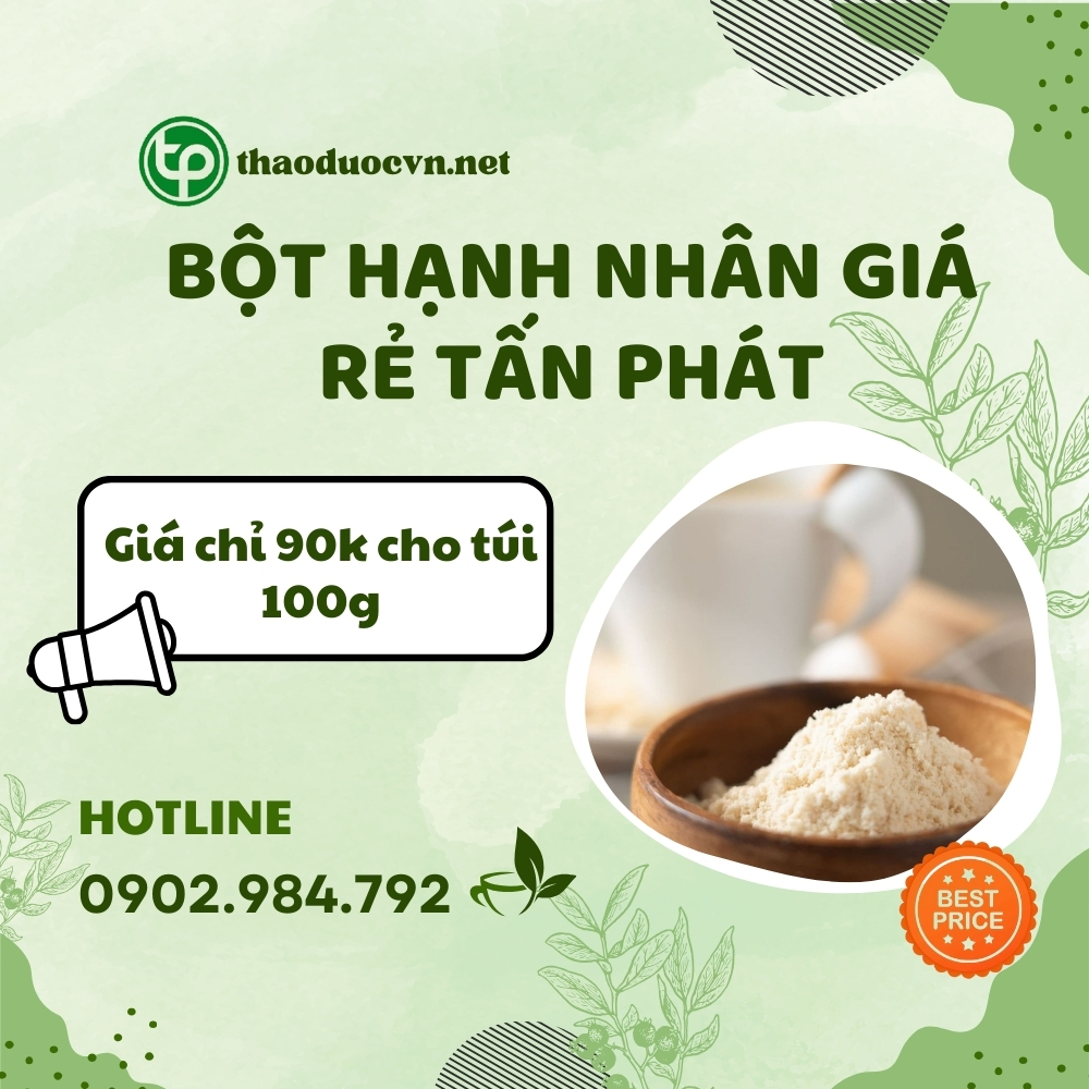 Mua bột hạnh nhân giá rẻ tại HCM