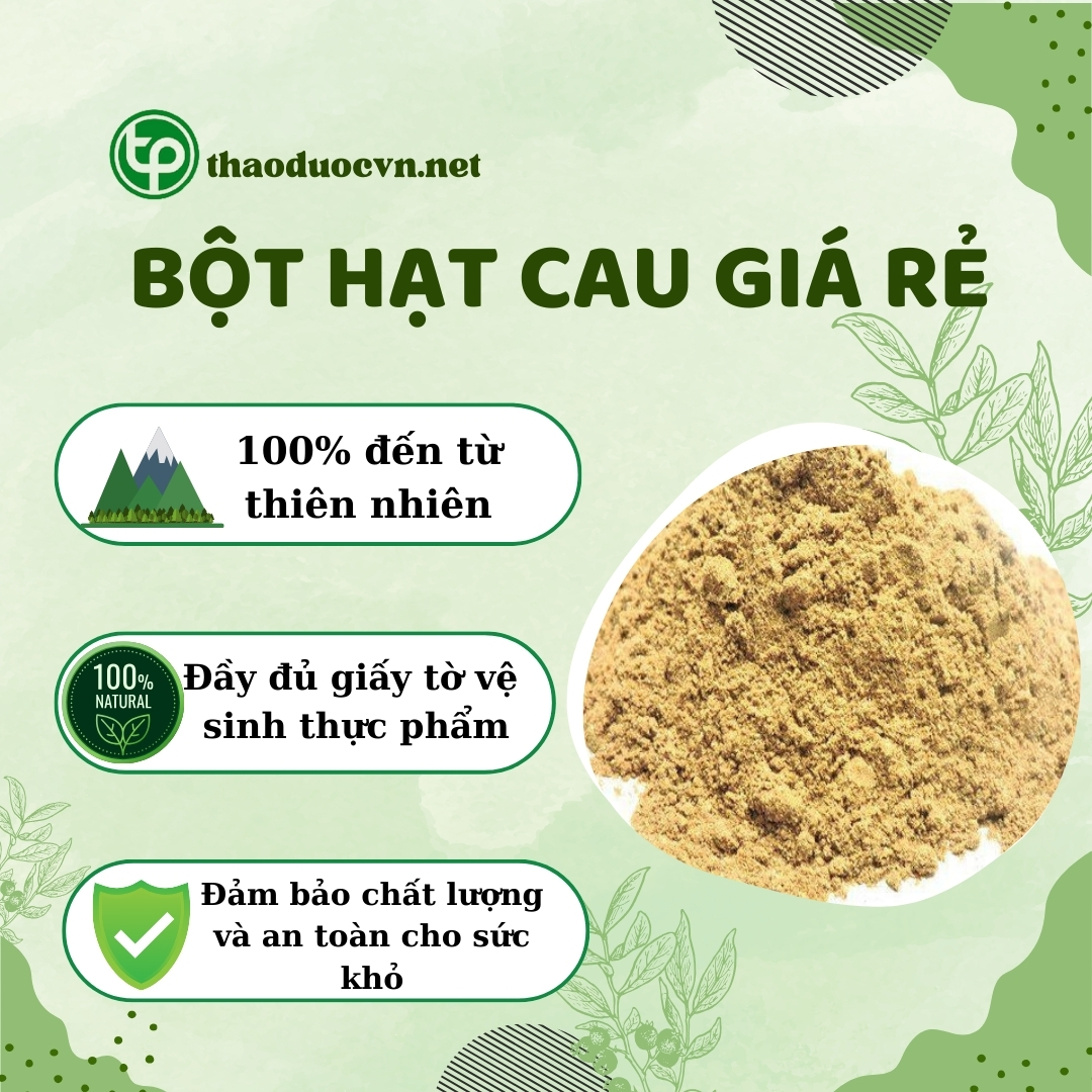 Cam kết khi mua bột hạt cau giá rẻ tại Tấn Phát