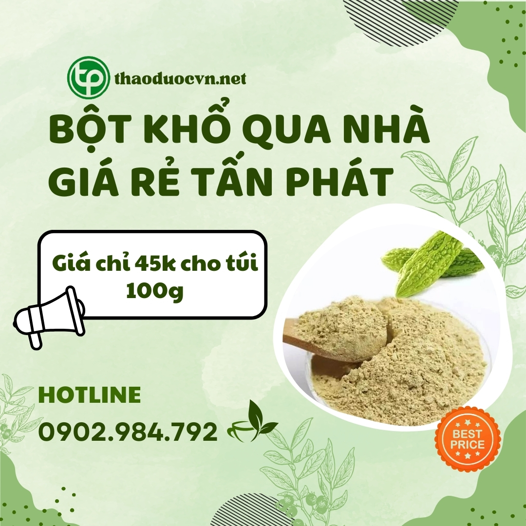 Tấn Phát nơi bán bột khổ qua nhà giá rẻ tại HCM