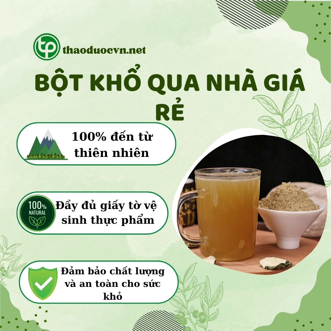 Chính sách ưu đãi khi mua bột khổ qua nhà giá rẻ tại Tấn Phát