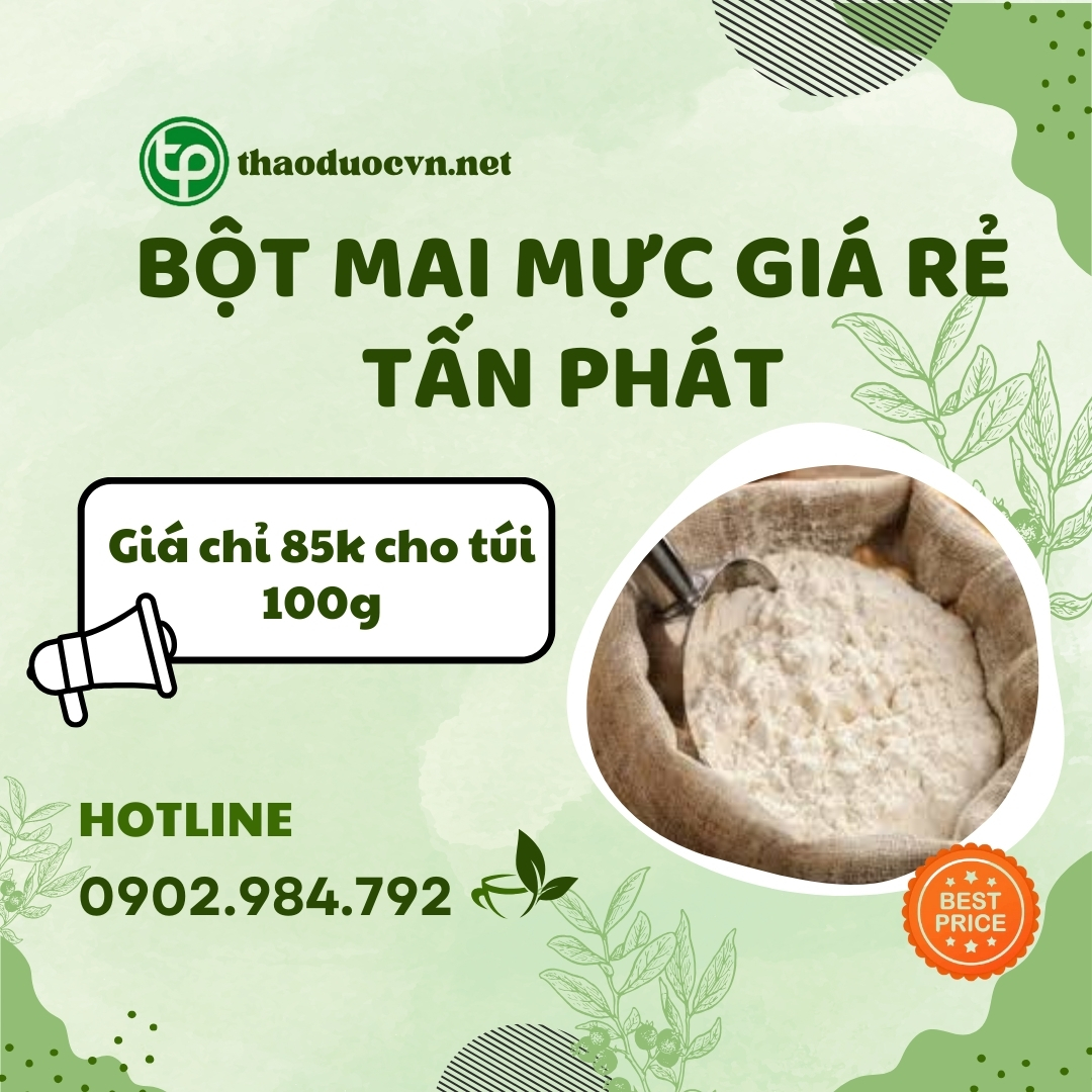 Mua bột mai mực giá rẻ tại HCM