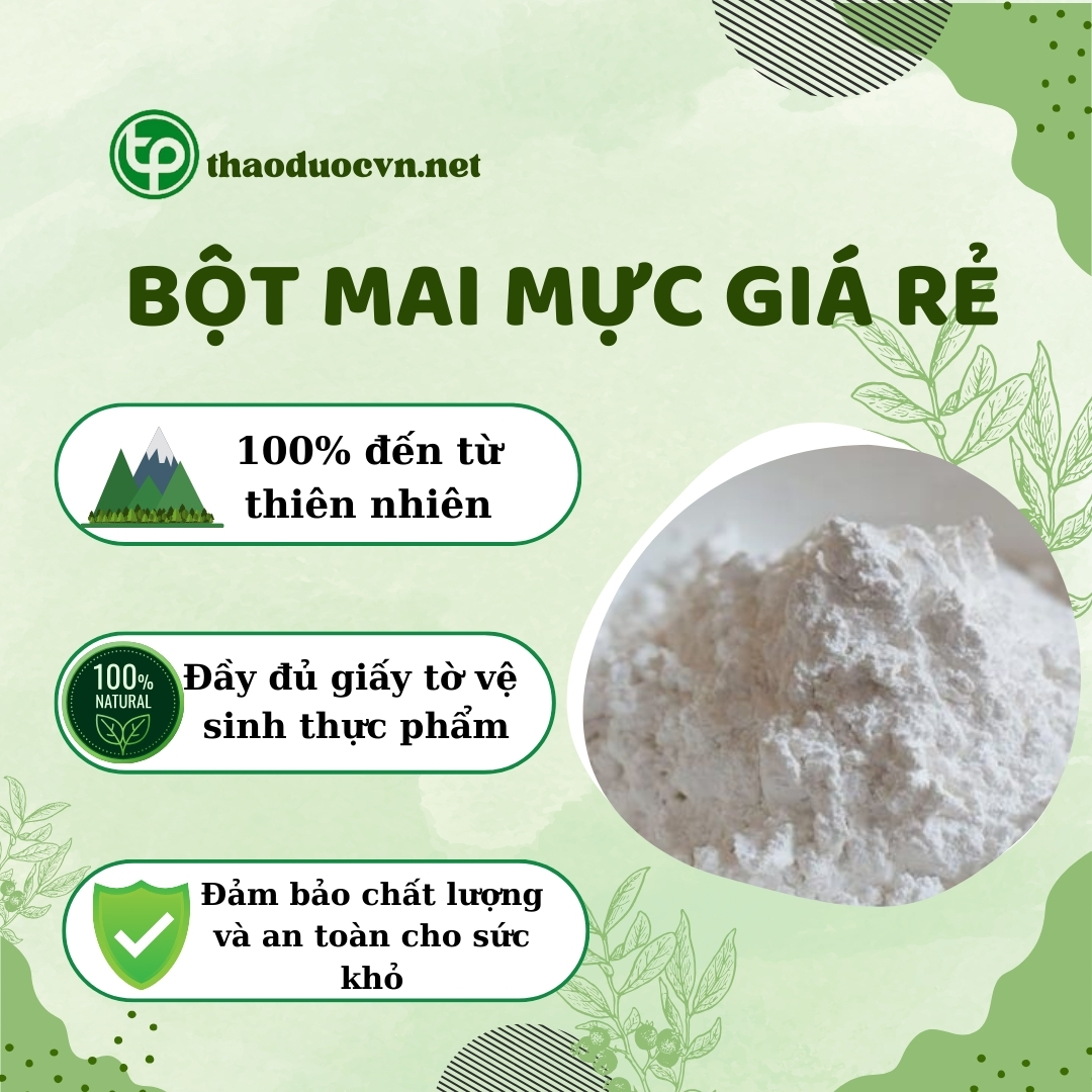 Tấn Phát là địa chỉ bán bột mai mực giá rẻ tại TP.HCM uy tín