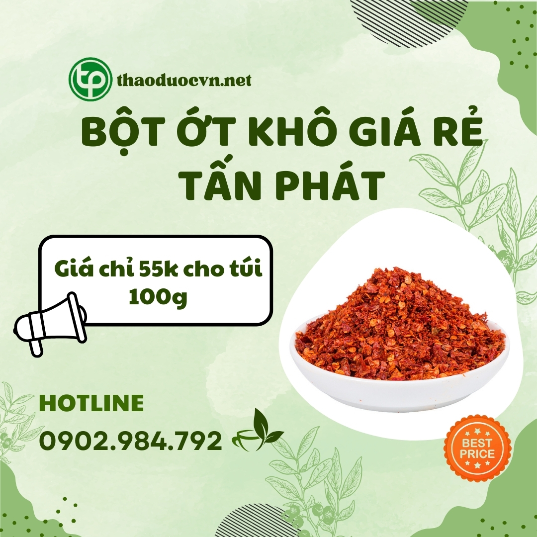 Mua bột ớt khô giá rẻ tại HCM