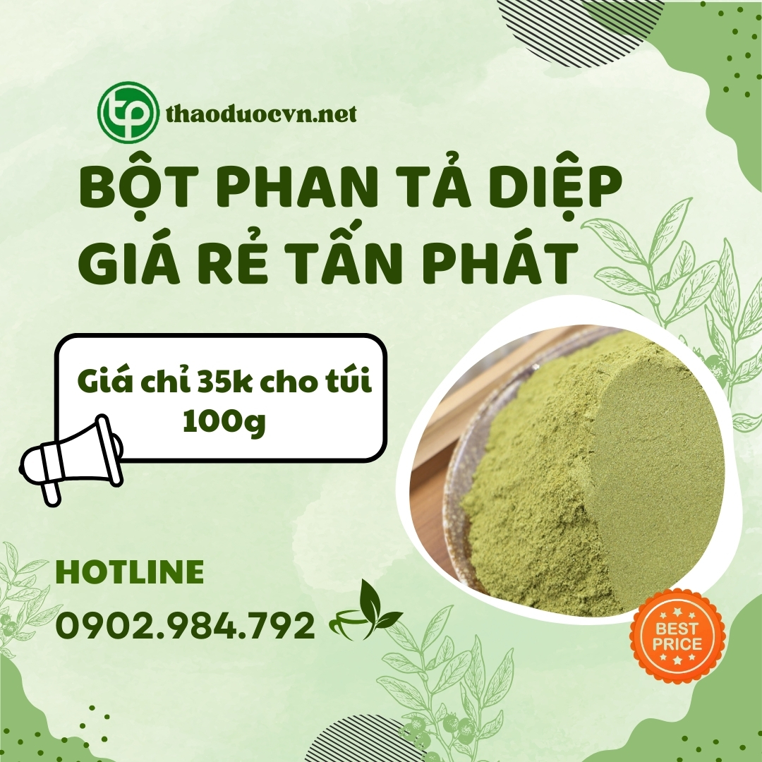 Mua bột phan tả diệp giá rẻ tại HCM